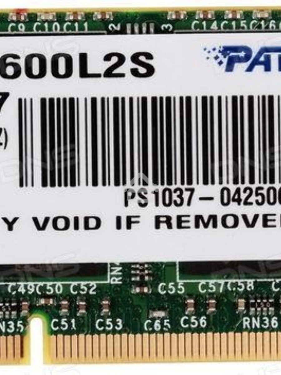 Оперативная память Patriot, DDR3L, 8GB (1x8 GB), 1600 MHz, CL11, SO-DIMM