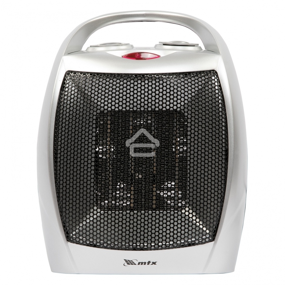 Тепловентилятор MTX FHC-1500, серый, 750/1500 Вт, 15 м2, термостат