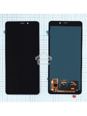 Дисплей для Samsung Galaxy A9 (2018) SM-A920F в сборе с тачскрином (OLED) черный