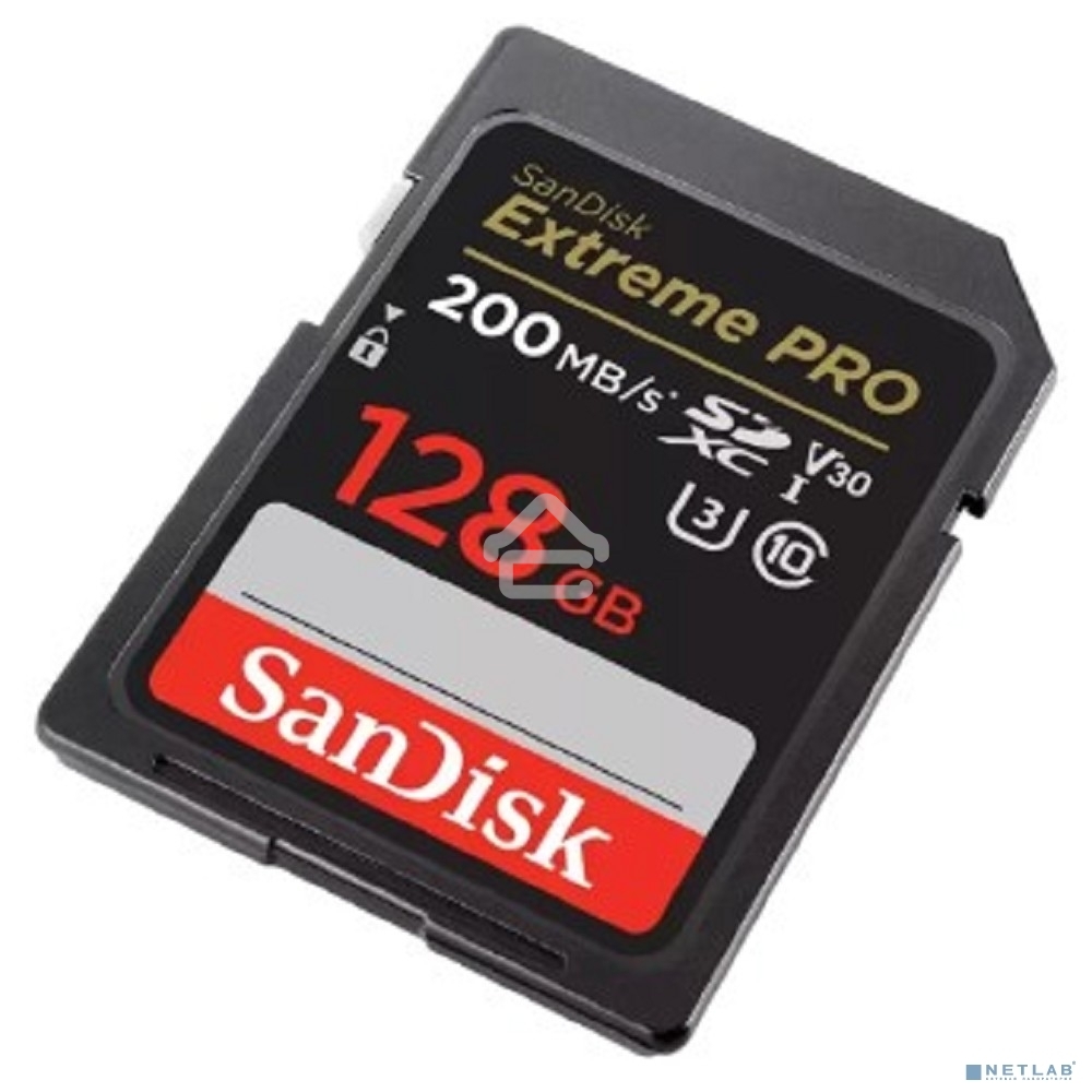 Флеш карта SanDisk Extreme PRO 128Gb SDXC Memory Card 200MB/s