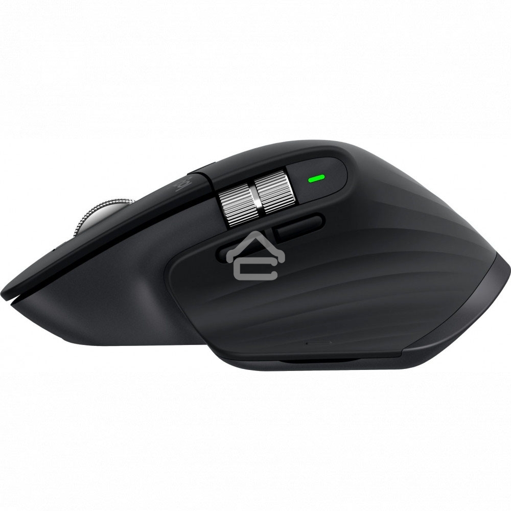 Мышь беспроводная Logitech MX Master 3s графитовый, 8000 dpi, радиоканал, Bluetooth, USB, кнопки - 7