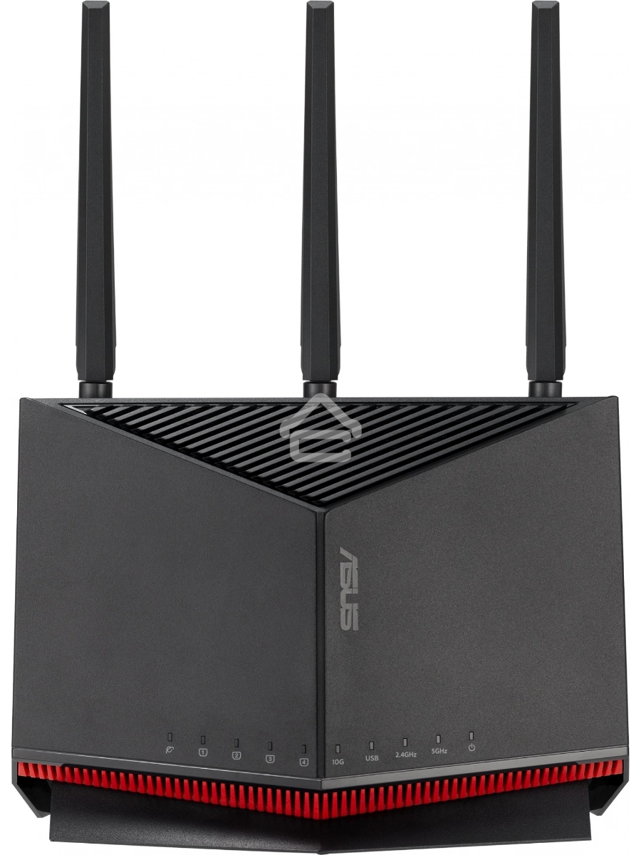 Маршрутизатор ASUS RT-BE86U, черный/красный, 90IG08W0-MO9A0V