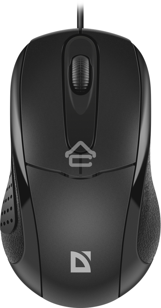 Мышь проводная Defender Standard MB-580 черный, 1000 dpi, USB, кнопки - 3