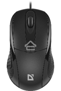 Мышь проводная Defender Standard MB-580 черный, 1000 dpi, USB, кнопки - 3