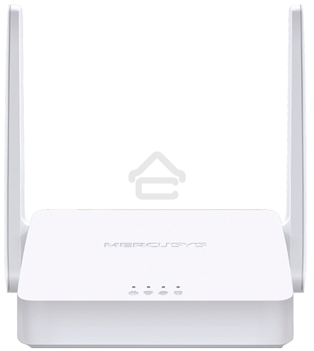 Роутер Mercusys 300Mbps Multi-Mode Wireless N Router, 2× Fixed External Antennas, 2× 10/100 Mbps LAN Ports, 1× 10/100 Mbps WAN Port, FEATURE: Access Point Mode, WPS/Reset Button, IPTV, IPv6, Beamforming, MU-MIMO, Parental Controls, Guest Network