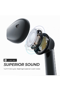 Наушники SoundPEATS TWS TrueAir QCC3020 Bluetooth 5.0  600мАч d14.2мм  IPX5  черный