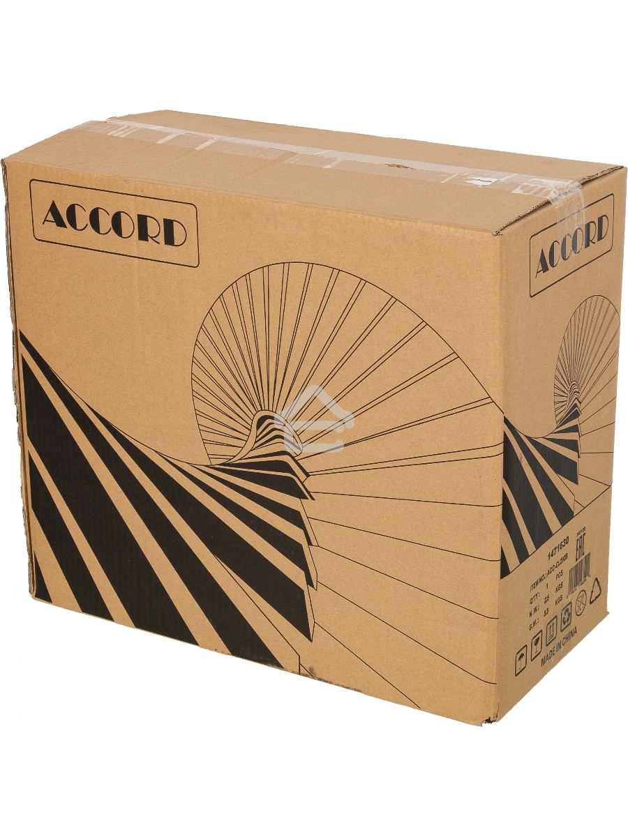 Компьютерный корпус Accord ACC-CL292B черный без БП ATX 1x120mm 2xUSB2.0 1xUSB3.0 audio