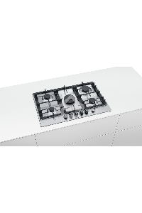 Газовая варочная поверхность Bosch PCQ7A5M90R серебристый