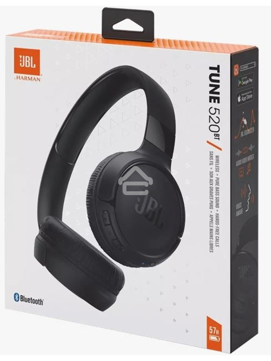 Гарнитура беспроводная JBL TUNE 520BT черный