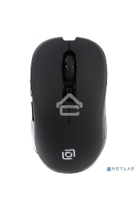 Мышь беспроводная Oklick 610MWC черный, 1600 dpi, радиоканал, USB/USB-C, кнопки - 6