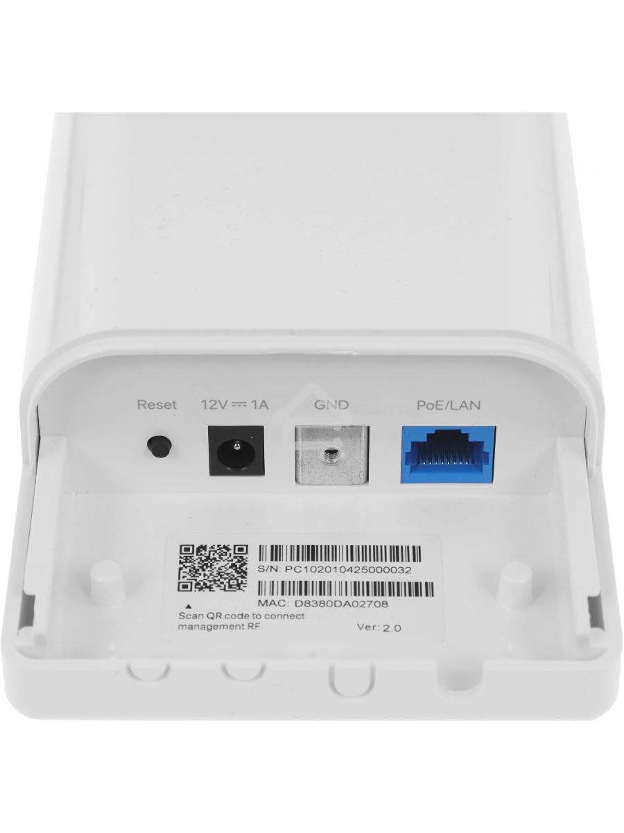 Наружная точка доступа IP-COM CPE13 5 ГГц, до 300 Мбит/с, IP64, 1х14dbi, PoE, 1х100 Мбит/с, молниезащита 6000В