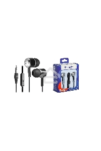 Наушники Defender Pulse 427 черный  вставки