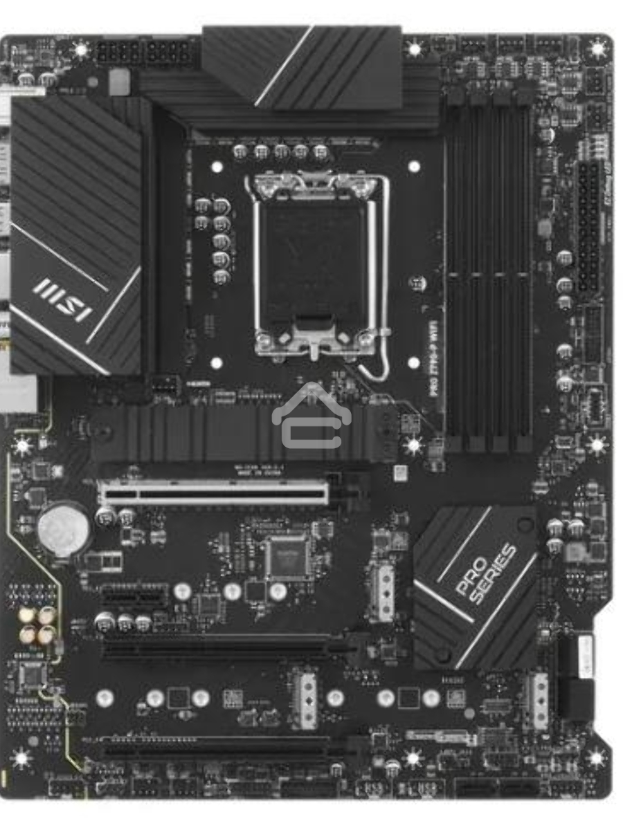 Материнская плата MSI PRO Z790-P WIFI, LGA 1700, Intel Z790, 4xDDR5, 6xSATA, 4xM.2, 1xPCIe 5.0 x16, 1xPCIe 4.0 x16, 1xPCIe 3.0 x16, 1xPCIe x1, 1xHDMI, 1xDP, 1x2.5Gb LAN, 4xUSB-A 2.0, 2xUSB-A 3.2 Gen 1, 1xUSB-A 3.2 Gen 2, 1xUSB-C 3.2 Gen 2x2, 6x3.5мм, 7.1,