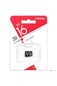 Флеш карта SDmicro Card 16GB Smartbuy Сlass 10 (без адаптеров)