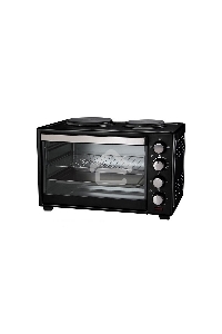 Мини-печь Великие реки Днепр-1, черный, 3200 Вт, 30 л, 2 конфорки