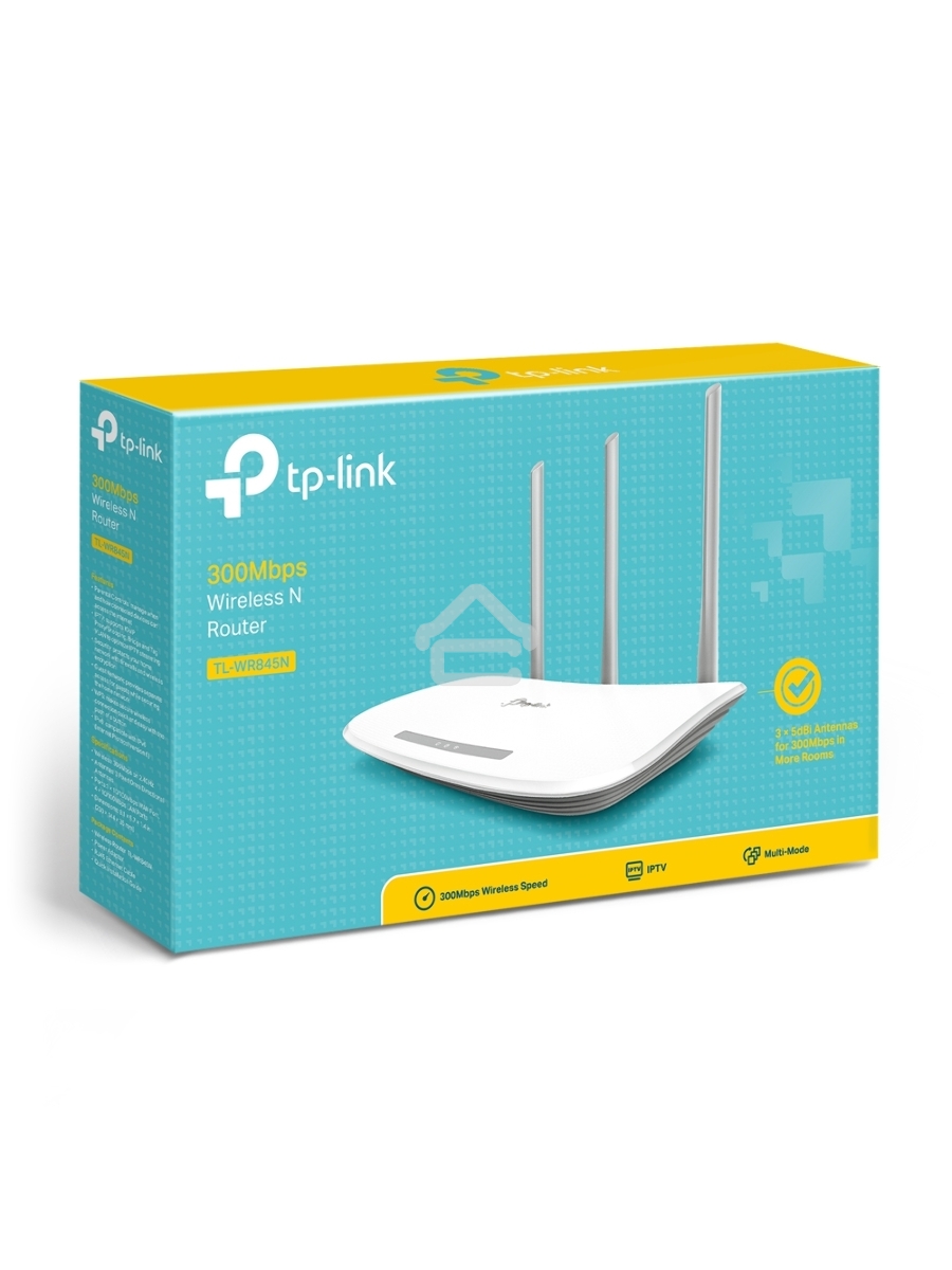Маршрутизатор беспроводной TP-Link TL-WR845N N300 10/100BASE-TX белый