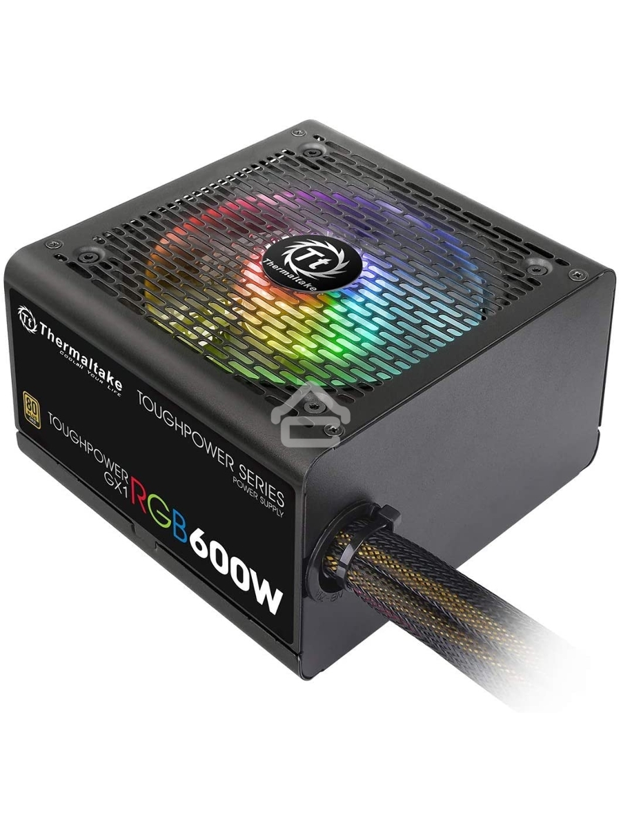 Блок питания Thermaltake Toughpower GX1 RGB (PS-TPD-0600NHFAGE-1), 600Вт,80 PLUS Gold, 120мм. черный