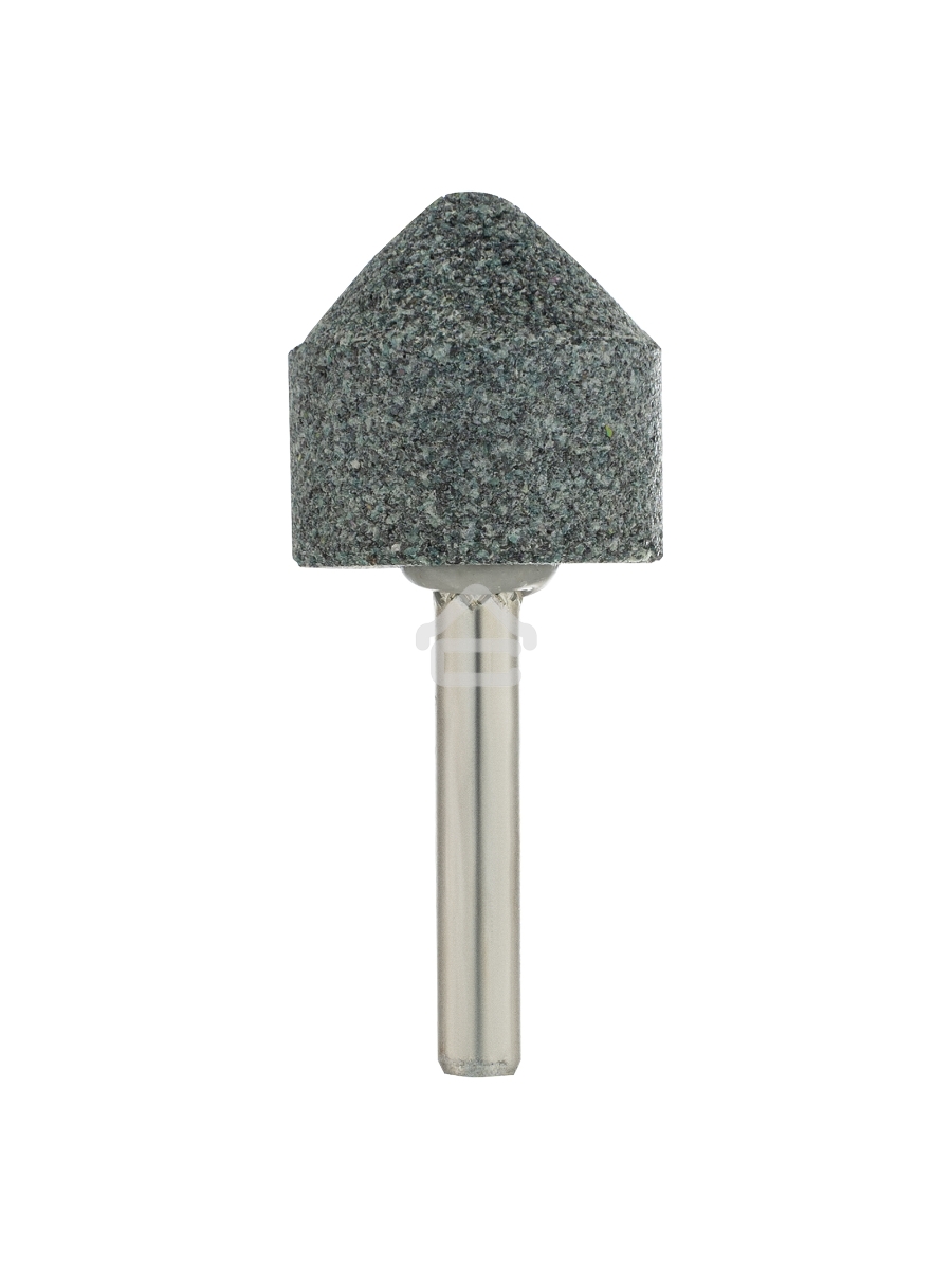 Шарошка абразивная, конус, для дрели, 25 x 25 мм, хвостовик d6 мм, 63С Denzel