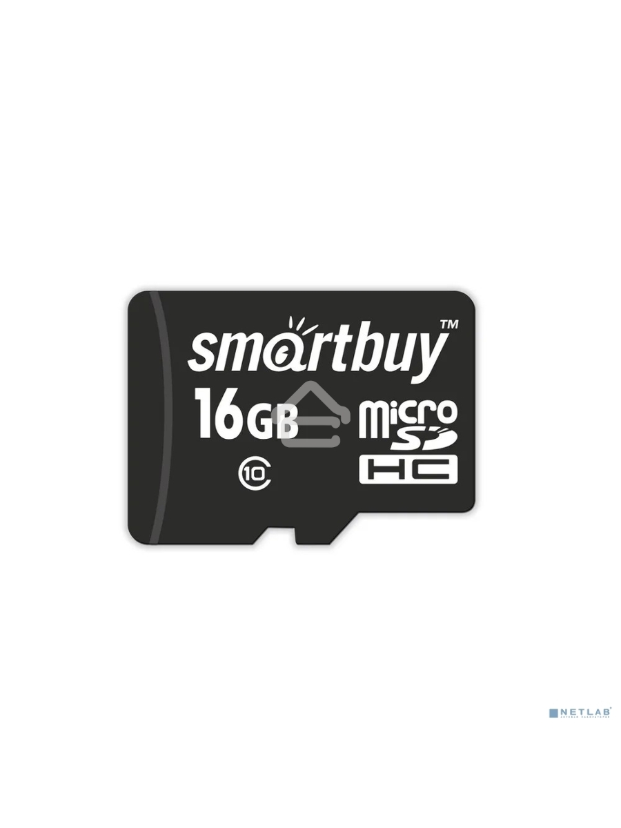 Флеш карта SDmicro Card 16GB Smartbuy Сlass 10 (без адаптеров)