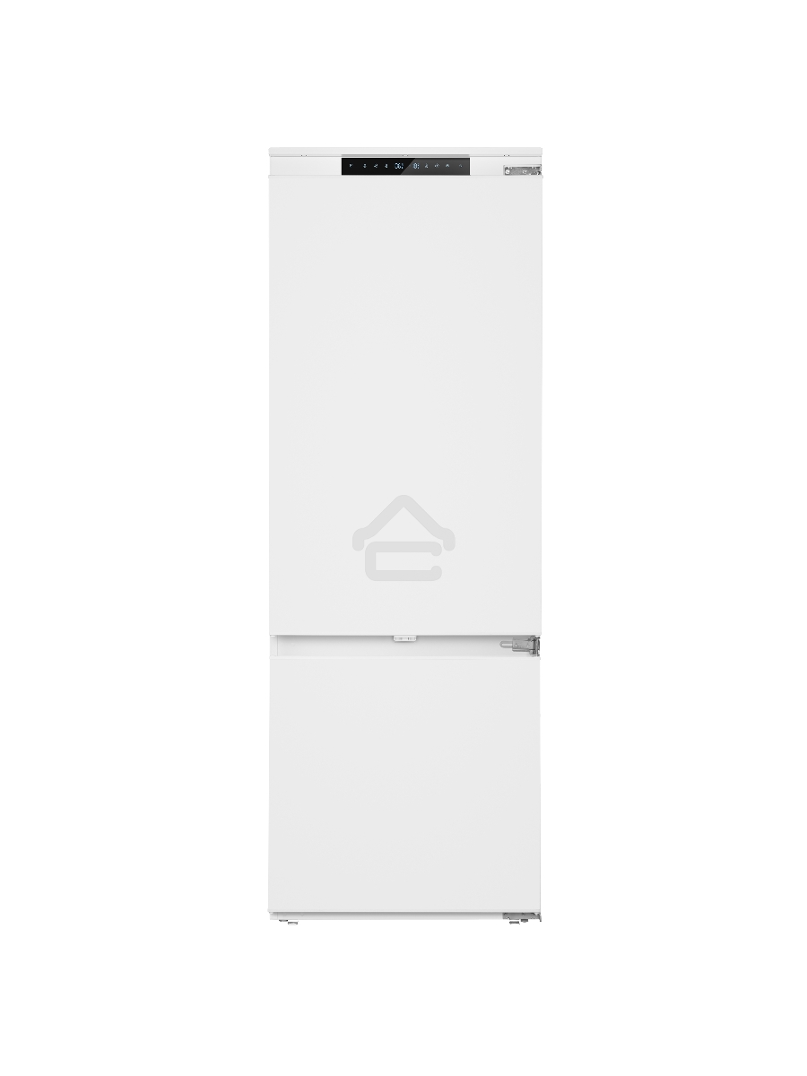 Встраиваемый холодильник Maunfeld MBF19369NFWGR LUX Inverter белый двухкамерный 257/84л морозилка снизу