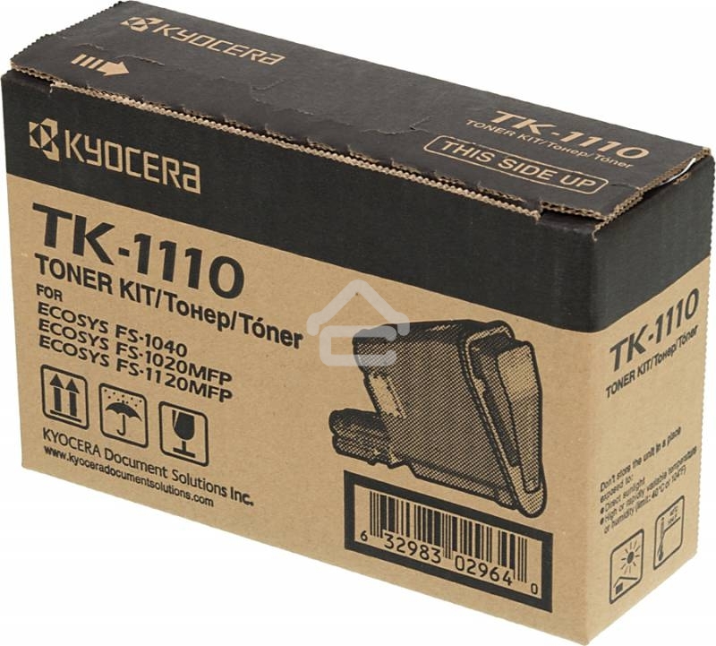 Картридж лазерный Kyocera TK-1110 (1T02M50NX0/1T02M50NX1) черный для FS-1040/FS-1060DN/FS-1020MFP/FS-1025MFP/FS-1120MFP/FS-1125MFP 2500 стр.