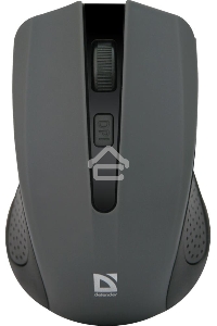 Мышь беспроводная Defender Accura MM-935 серый, 1600 dpi, радиоканал, USB, кнопки - 4