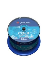 Диск CD-R Verbatim 700Mb 52x Cake Box (50шт) (43351)