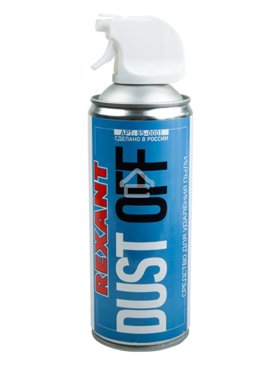 Сжатый воздух (пневматический очиститель) DUST OFF, Rexant, 400 мл, аэрозоль