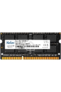 Оперативная память NETAC Basic, DDR3L, 4GB (1x4GB), 1600MHz, CL11, SO-DIMM