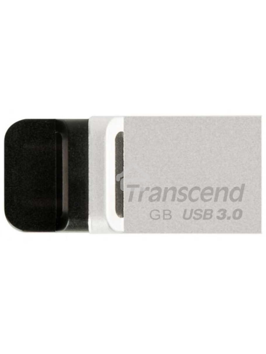 Флеш диск Transcend 32GB JetFlash 880, USB 3.0 OTG ,Металл