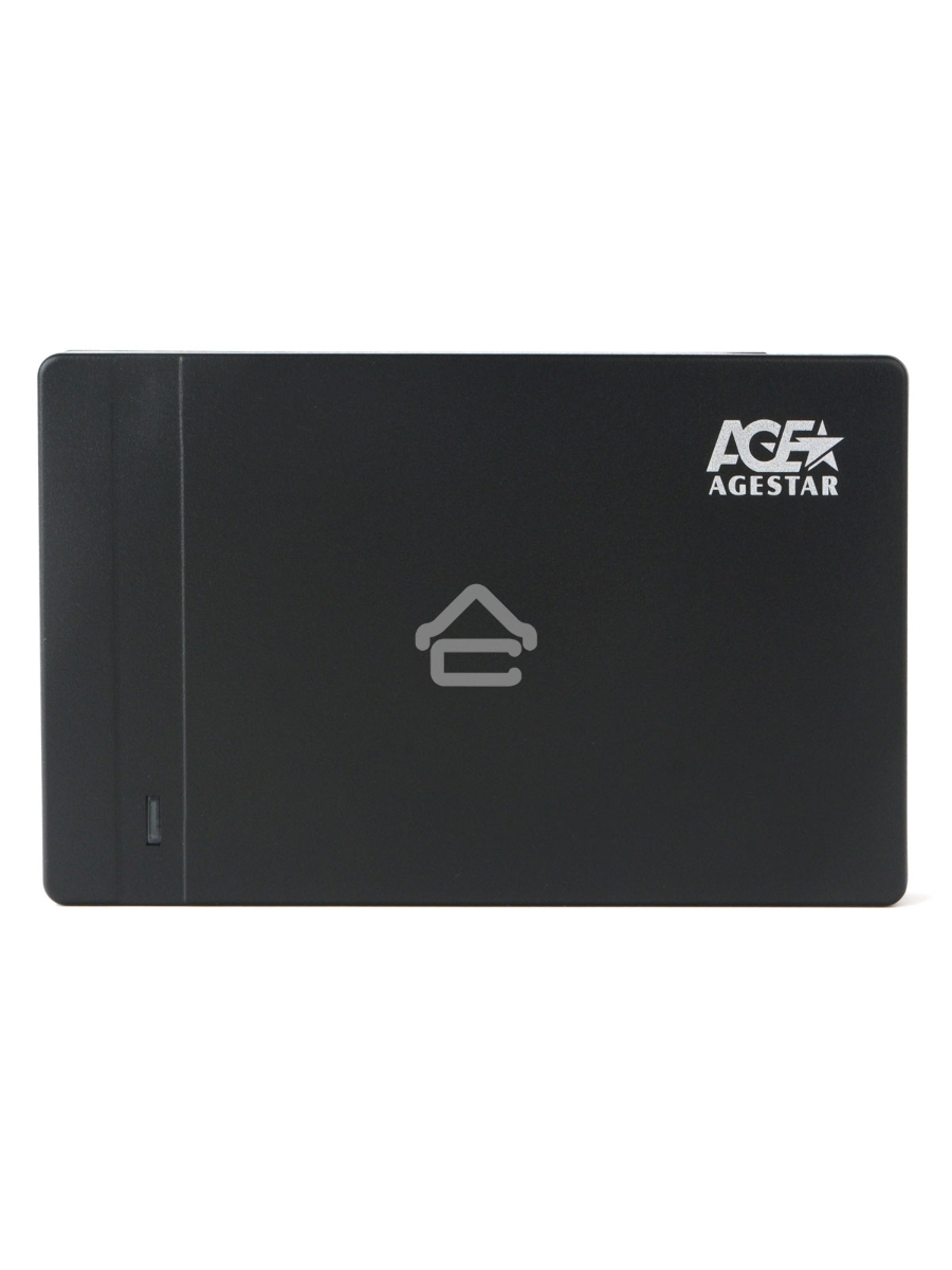Внешний корпус USB 3.0 AgeStar 3UB2P3C (BLACK), безвинтовой, черный