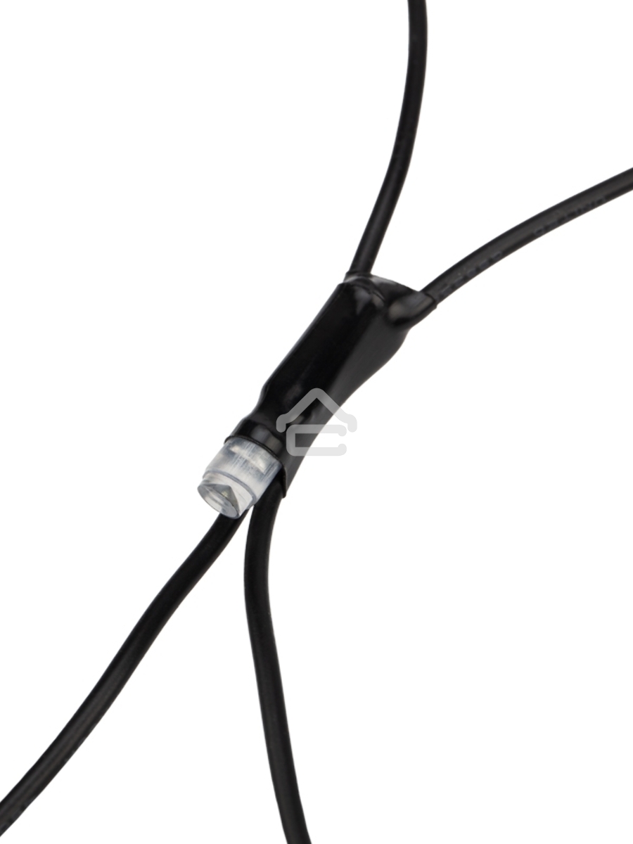 Гирлянда Сеть 2х2х1.5 м, свечение с динамикой, прозрачный ПВХ, 136 LED, 230 В, цвет свечения мультиколор