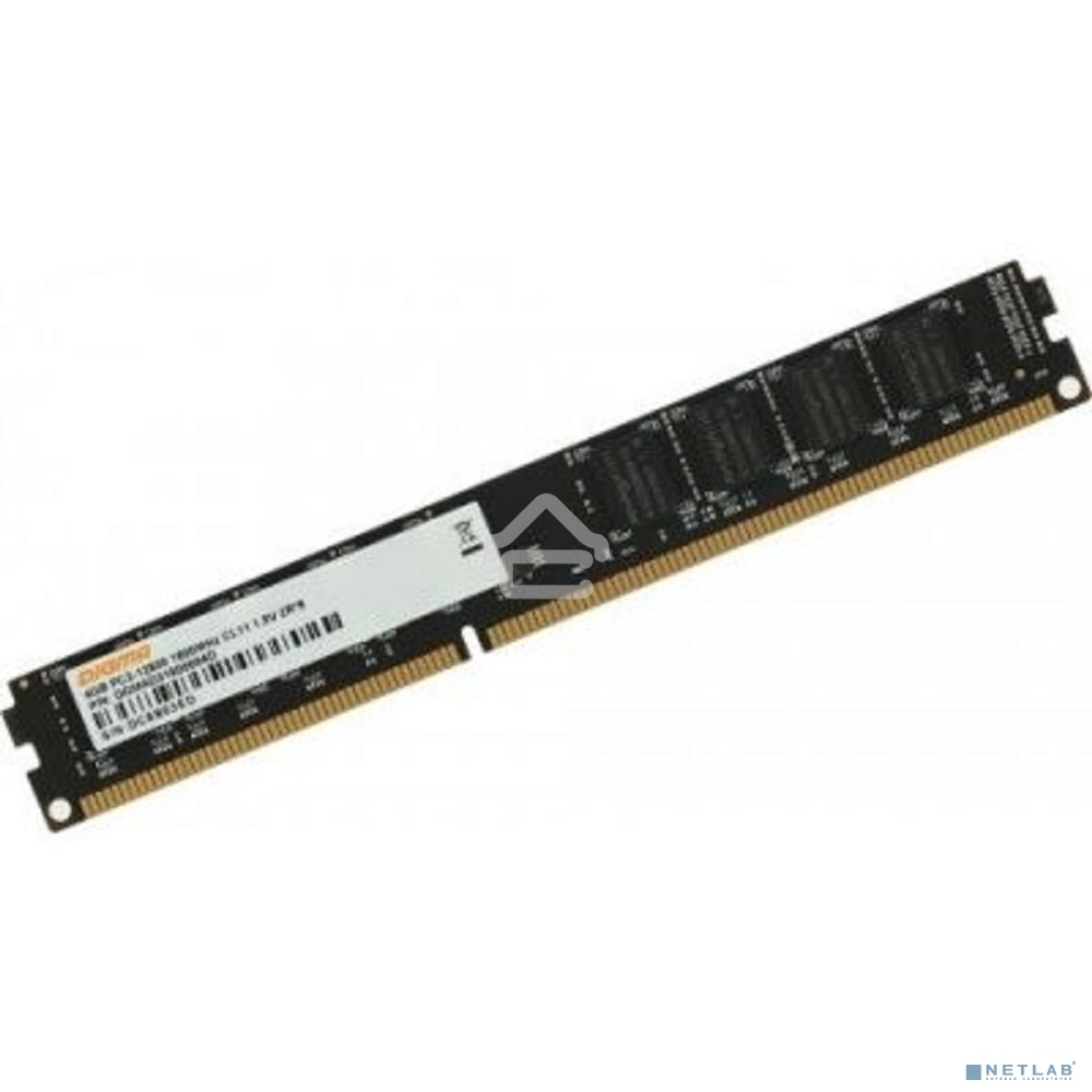 Оперативная память Digma, DDR3, 4GB (1x4 GB), 1600 MHz, CL11, DIMM