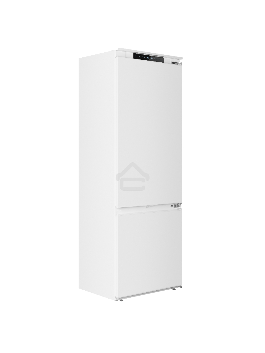 Встраиваемый холодильник Maunfeld MBF19369NFWGR LUX Inverter белый двухкамерный 257/84л морозилка снизу