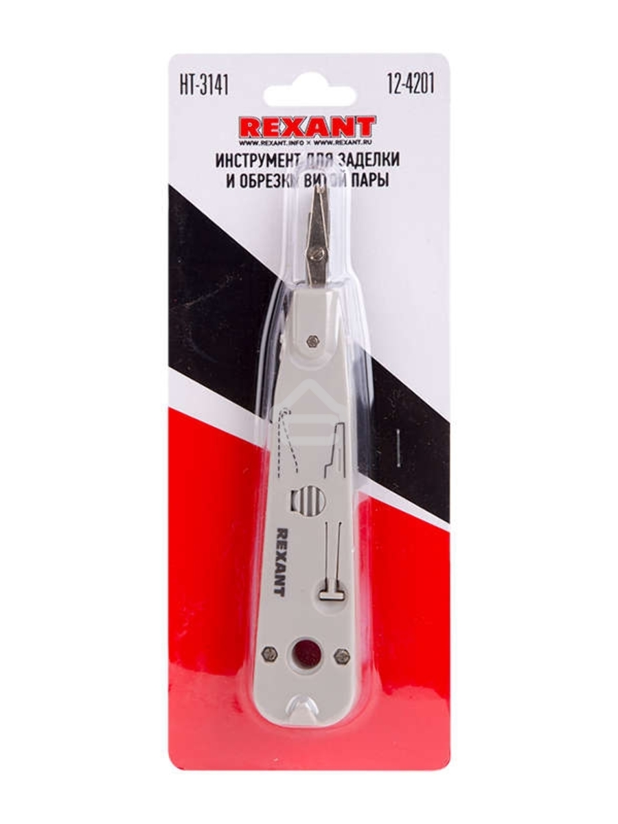 Инструмент для заделки и обрезки витой пары Rexant HT-3141, 110