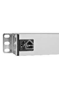 Блок розеток Rem-10 без шнура с фил. и инд., 7 Schuko, вход IEC 60320 C14, 10A, алюм., 19
