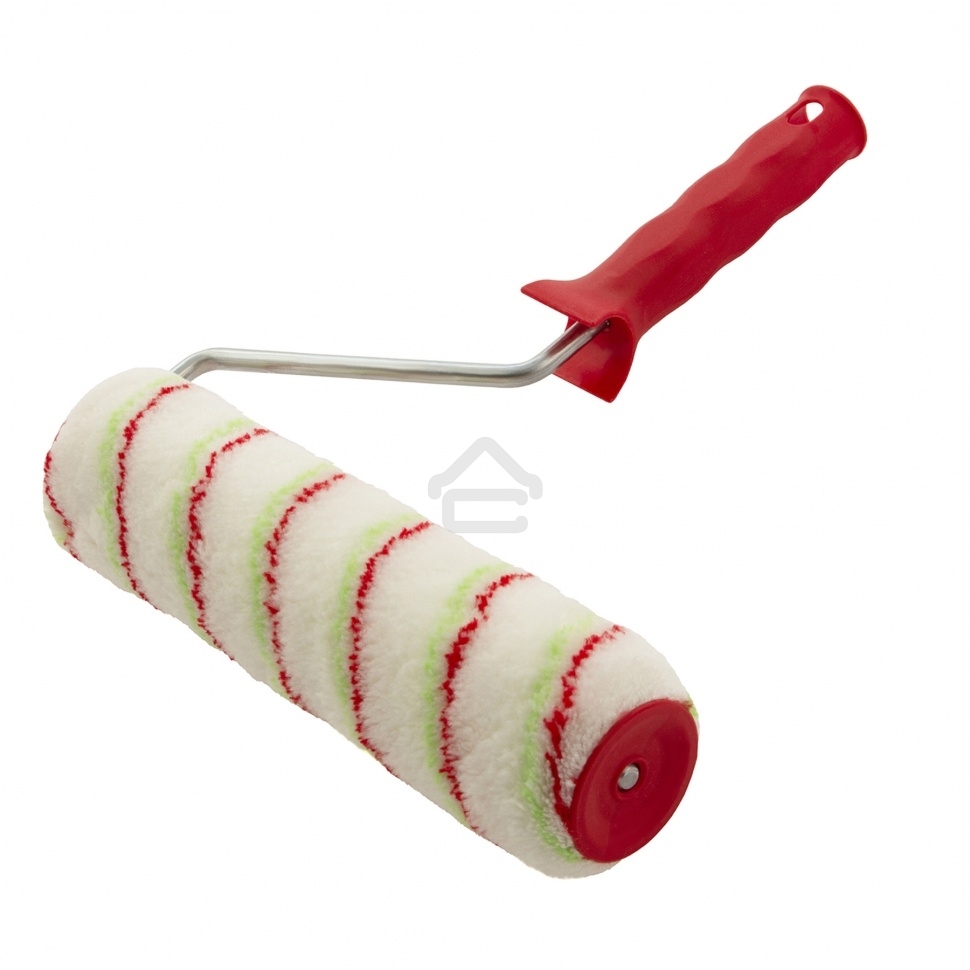 Валик Сибртех Эмали, 250 мм, ворс 12 мм, D 48 мм, D ручки 8 мм, полиамид,полиакрил