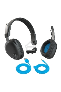 Гарнитура  JLAB GO Work Wireless Headset,  для компьютера/мобильных устройств, накладные,  bluetooth, черный  [ieuhbgoworkrblk4]