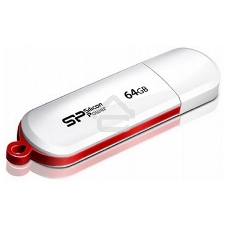 Флешка USB Silicon Power R/W 64Gb LuxMini 320 SP064GbUF2320V1W USB 2.0 белый