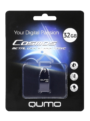 Флеш диск USB 2.0 QUMO 32GB Cosmos QM32GUD-Cos-d Dark