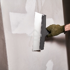 Шпатель фасадный 300 мм нержавеющая сталь, пластмассовая ручка Rexant