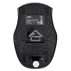 Мышь беспроводная Acer OMR030 черный, 1600 dpi, радиоканал, USB, кнопки - 4