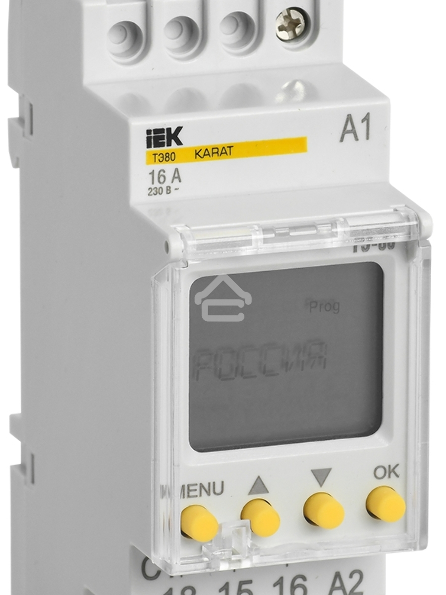 Таймер цифровой ТЭ80 16А 230В на DIN-рейку KARAT IEK MTA10-16-080