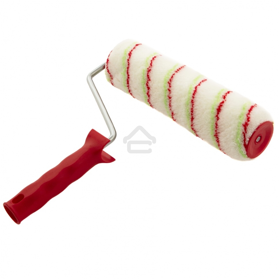 Валик Сибртех Эмали, 250 мм, ворс 12 мм, D 48 мм, D ручки 8 мм, полиамид,полиакрил