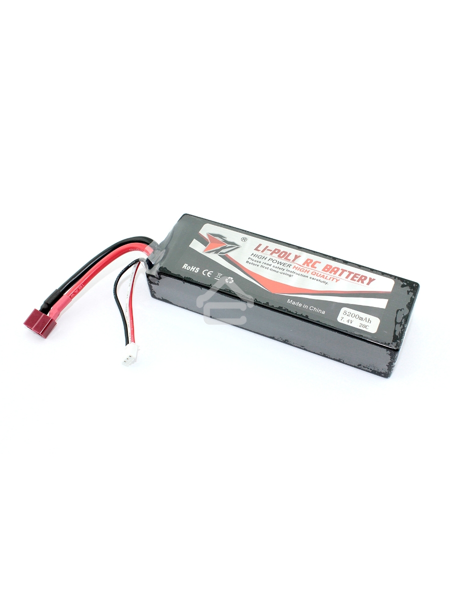 Аккумулятор Li-Pol 7.4V 7544128 5200mAh T-plug