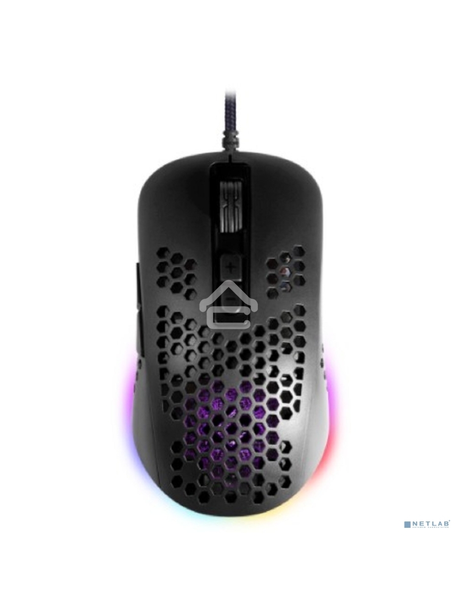 Мышь проводная Defender Shepard GM-620L черный, 12800 dpi, USB, кнопки - 7
