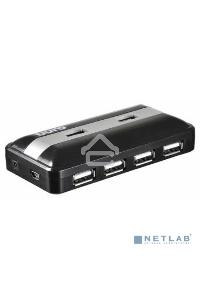 Разветвитель USB 2.0 Buro BU-HUB7-U2.0 7порт. черный