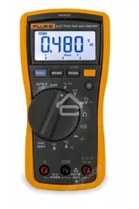 Мультиметр FLUKE 117  цифровая 600мА Диод тест черный, желтый 0,55кг