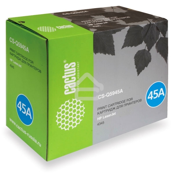 Картридж лазерный Cactus CS-Q5945A черный (18000 стр.) для HP 4345/4345MFP