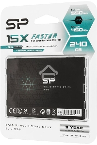 Накопитель SSD SiliconPower Slim S55, 240Gb, SATA, 2.5